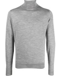 John Smedley - Roll-Neck Knit Jumper - Lyst