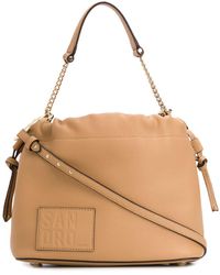 Sandro Olga Logo Tote Bag - Natural