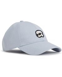 KARL LAGERFELD - Ikon Patch Cap - Lyst