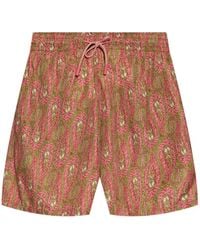 Etro - Paisley-Print Swim Shorts - Lyst