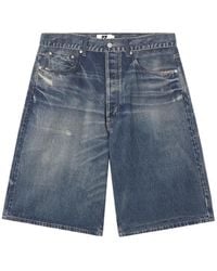 Izzue - Distressed Denim Shorts - Lyst