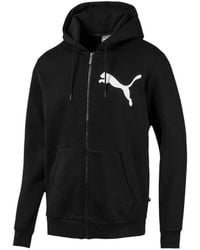 PUMA - Full-Zip Logo Hoodie - Lyst