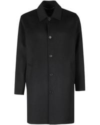 Department 5 - Classic-Collar Single-Breasted Coat - Lyst