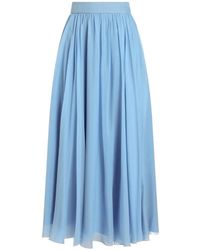 Dolce & Gabbana - Chiffon Circle Skirt - Lyst