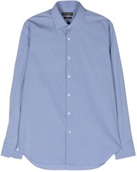 Corneliani - Cutaway-collar Button-up Shirt - Lyst