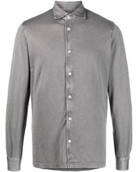 Fedeli - Long-sleeved Cotton Shirt - Lyst