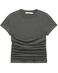 B+ AB - Ruched-Detail T-Shirt - Lyst