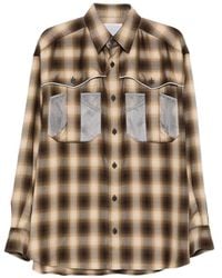 Kolor - Plaid-Pattern Shirt - Lyst