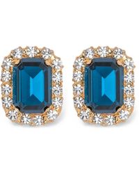 Jennifer Behr - Diana Crystal-Embellished Earrings - Lyst