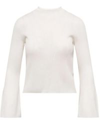 CFCL - Soft Portrait Bell-Sleeve Top - Lyst