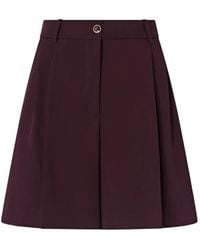 Pinko - Shetana Flared Tailored Shorts - Lyst