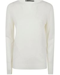 Pierantoniogaspari - Pullover mit asymmetrischem Einsatz - Lyst
