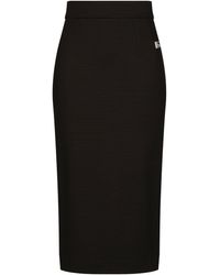 Dolce & Gabbana - Dg Millennials Pencil Skirt - Lyst