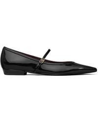 Tory Burch - Double T-Buckle Ballet Flats - Lyst