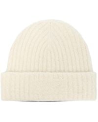 Givenchy - Logo-Embroidered Ribbed-Knit Beanie Hat - Lyst