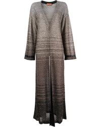 Missoni - Sequin-embellished Striped Cardi-coat - Lyst