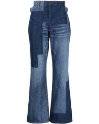 Needles - Weite Jeans im Patchwork-Look - Lyst