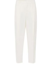 Elisabetta Franchi - Pantalones rectos con pinzas - Lyst