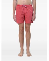 Blauer - Drawstring Side-Stripe Swim Shorts - Lyst