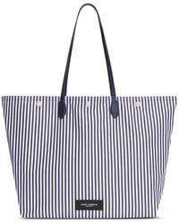 Dolce & Gabbana - Essenza Poplin Shopping Bag - Lyst