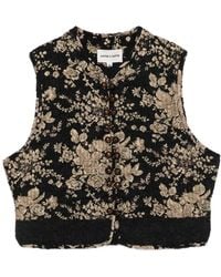 Antik Batik - Cinzo Floral-Print Quilted Gilet - Lyst