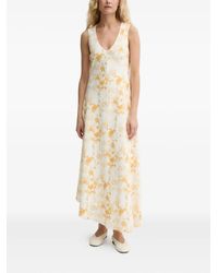 Day Birger et Mikkelsen - V-Neck Floral-Print Maxi Dress - Lyst