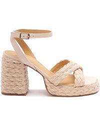 Castañer - Raffia Woven Espadrilles - Lyst