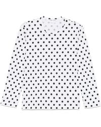 Comme des Garçons - Polka Dot-Print T-Shirt - Lyst