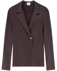 Alysi - Single-Button Lapel Blazer - Lyst