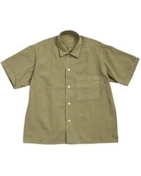 Fortela - Button-Fastening Chest-Pocket Shirt - Lyst