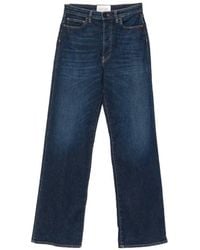 Liviana Conti - Faded Straight-Leg Jeans - Lyst