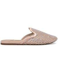 Le Silla - Gilda Crystal-Embellished Mesh Mules - Lyst