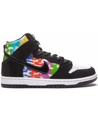Nike - Sb Dunk High "Tv Signal" Sneakers - Lyst