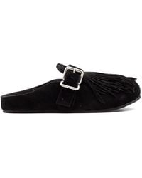 Vic Matié - Fringed Buckle Mules - Lyst