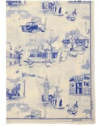 Burberry - Sciarpa London Landmarks - Lyst