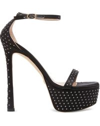 Stuart Weitzman - 145Mm Nudistcurve Hollywood Crystal-Embellished Sandals - Lyst