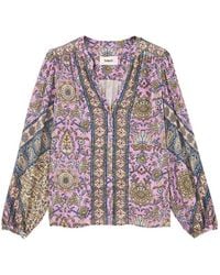 Ba&sh - Simi Puff-Sleeve Blouse - Lyst