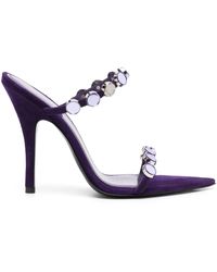 The Attico - 105Mm Studded Sandals - Lyst