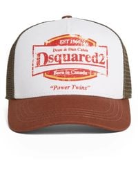 DSquared² - Baseballkappe Mit Logo-Print - Lyst