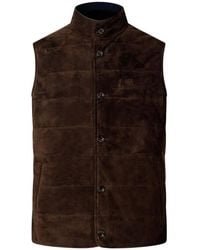 Hackett - Quilted Reversible Gilet - Lyst