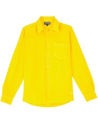 Vilebrequin - Long-Sleeve Linen Shirt - Lyst