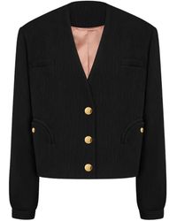 Blazé Milano - Infinity Textured Button Jacket - Lyst