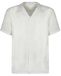 120% Lino - Chemise À Col Cubain - Lyst