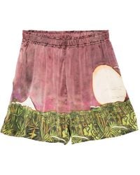 Donde Esteban - La Sierra Elasticated-Waist Shorts - Lyst