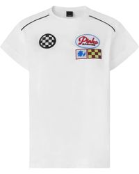 Pinko - Short Sleeve T-Shirt With Colorful Patches - Lyst