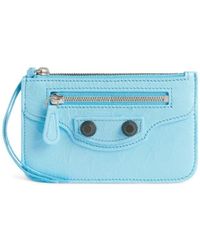 Balenciaga - Le Cagole Studded Leather Wallet - Lyst
