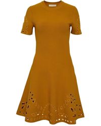 Ulla Johnson - Fania Minikleid mit Ösenverzierung - Lyst