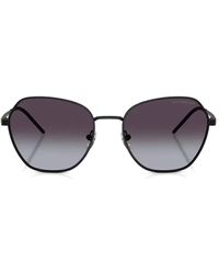 Emporio Armani - ジオメトリックフレーム サングラス - Lyst