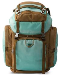 Prada - Großer Rucksack Aus Re-Nylon Und Saffiano-Leder - Lyst
