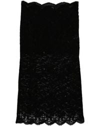 Rabanne - Eyelet-Embellished Lace Skirt - Lyst
